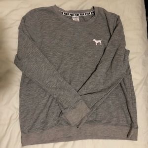 PINK Gray Long Sleeve